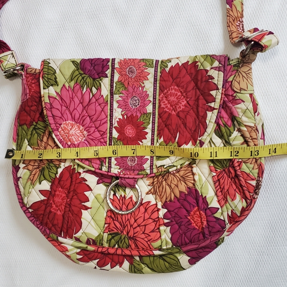 Vera Bradley Hello Dahlia Quilted Crossbody Bag - Picture 9 of 10